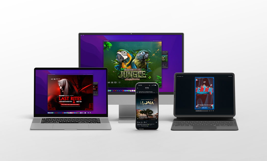 Motion graphics frames sequence